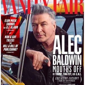 VANITY FAIR MAGAZINE, APRIL 2017, EXCELLENT CONDITION, ALEC BALDWIN MOUTHS OFF